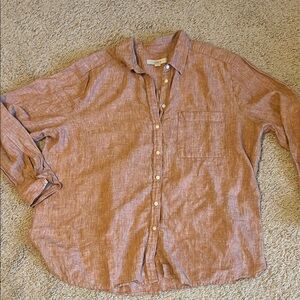 LOFT Women's Button-Up Blouse